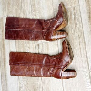 Vintage 1970s  Frye Boots Size 5 Brown Made in the USA  Dex Campus Boots